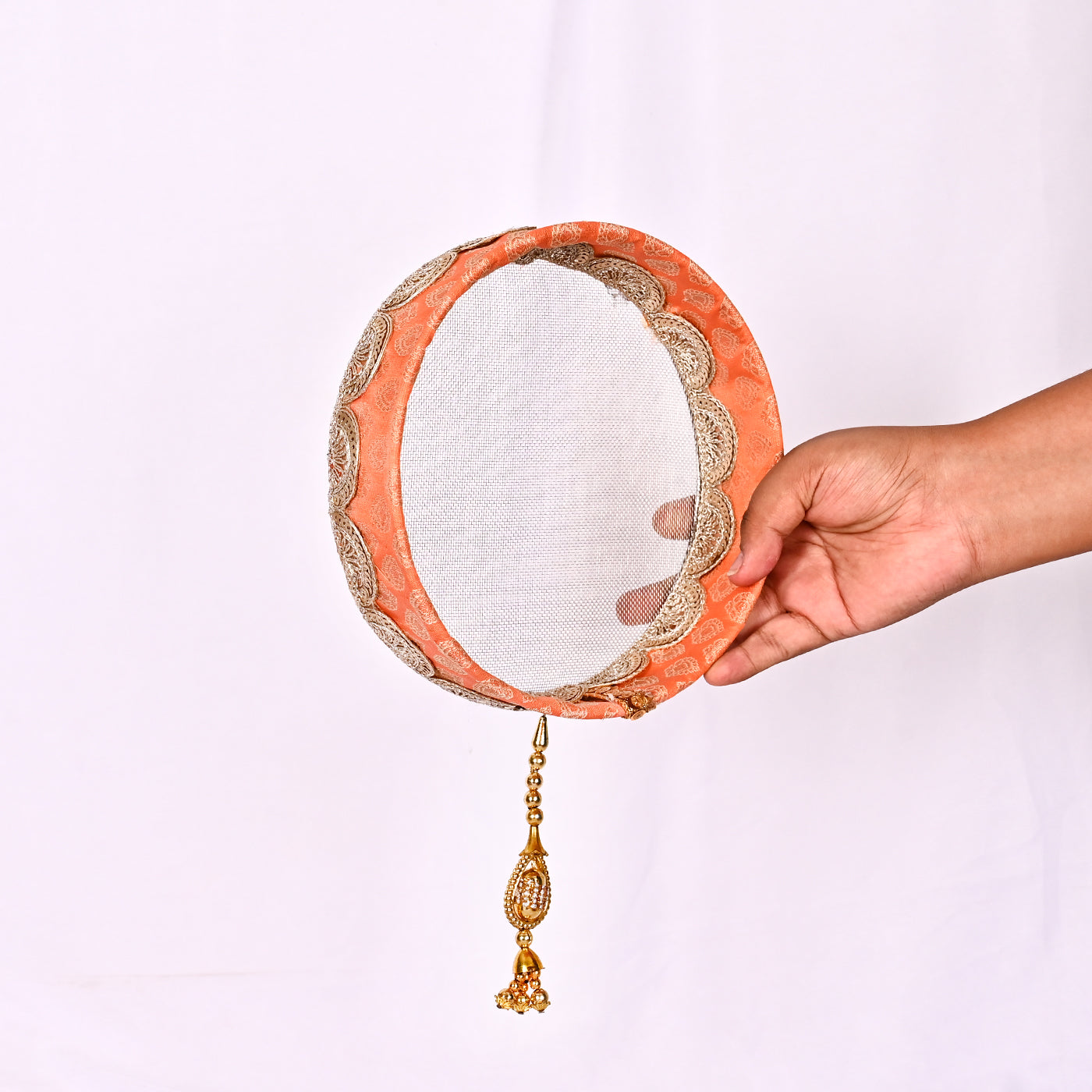 Karwa Chauth Special Thali Set - Orange