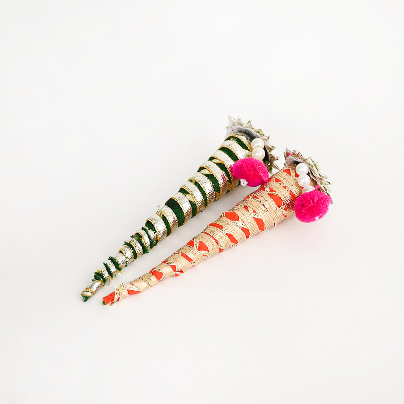 Floral Mehndi Platter-Green