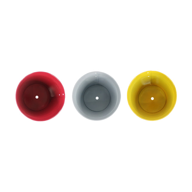 Metal Dotted Planters Pot Set of 3