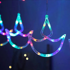 DecorTwist Fountain Rice Light for Wall Decor| Home Decoration| Diwali Item| Christmas Item| Indoor & Outdoor Decoration Item| | Festival Item | 2.49 Mtr Length |138pcs LED (Multi)