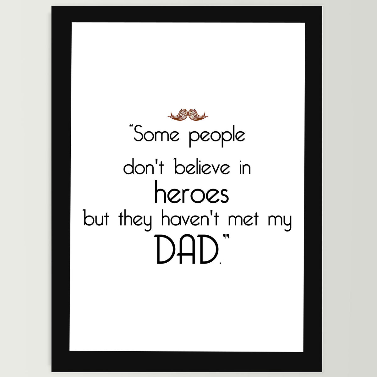 Wall Frame For Father's day, Home, Living Room, Office Decor