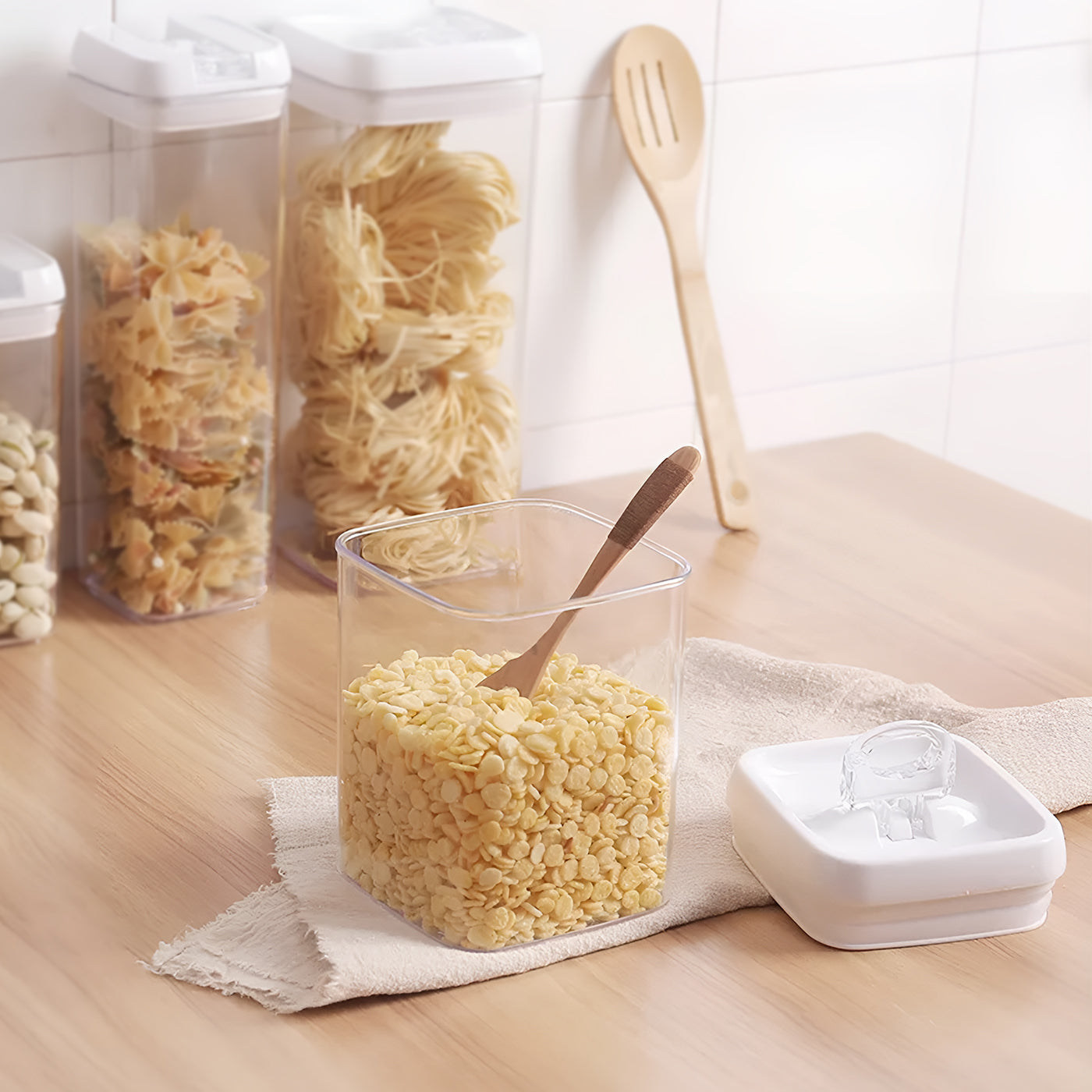 Airtight Food Storage Container With Flip-Tite Lid | Leak Proof, BPA Free Plastic Container For Kitchen (Small)