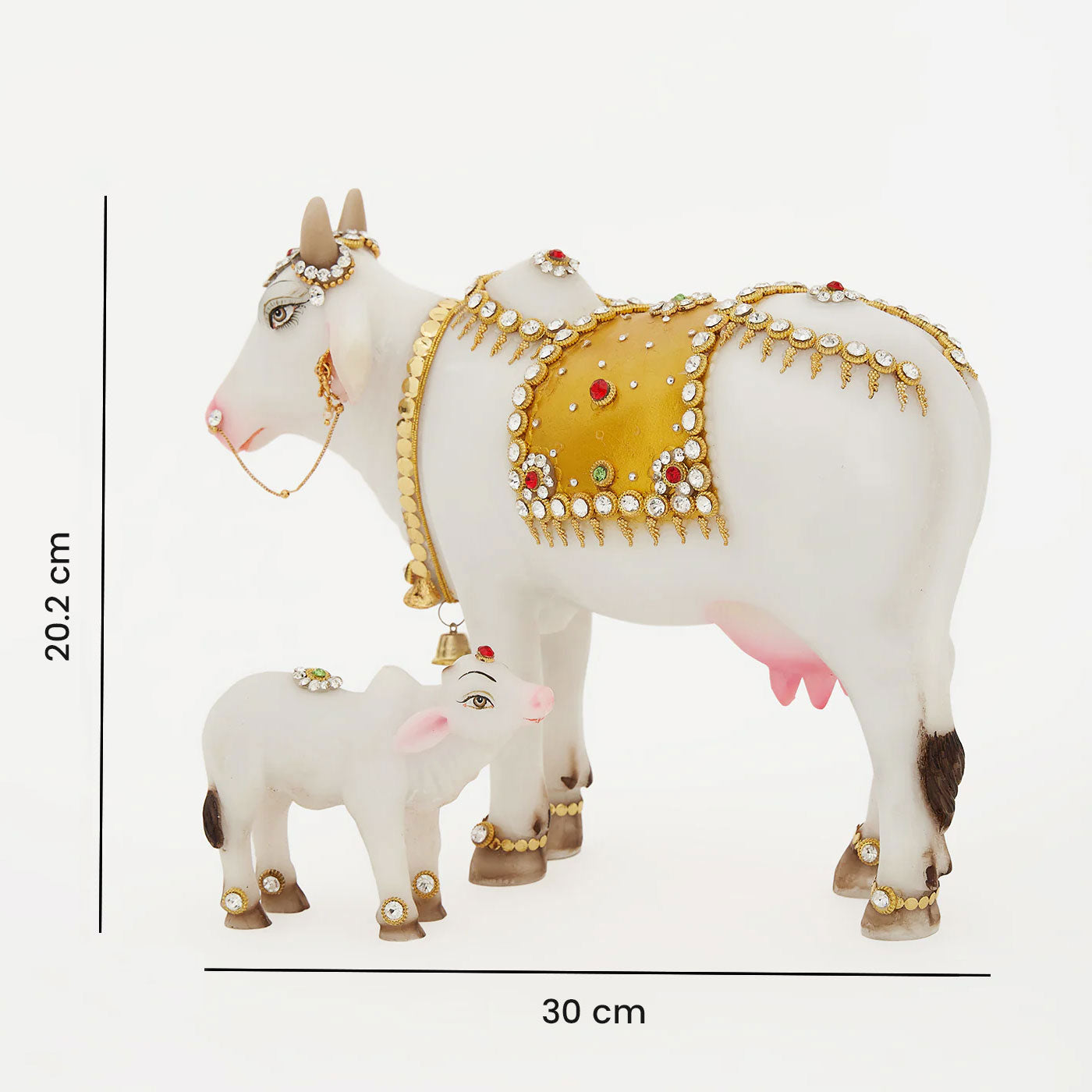 Kamdhenu Cow With Calf Statue