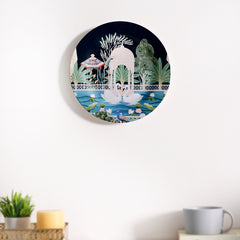 Timeless Tales  Ceramic wall plates decor hanging / tabletop