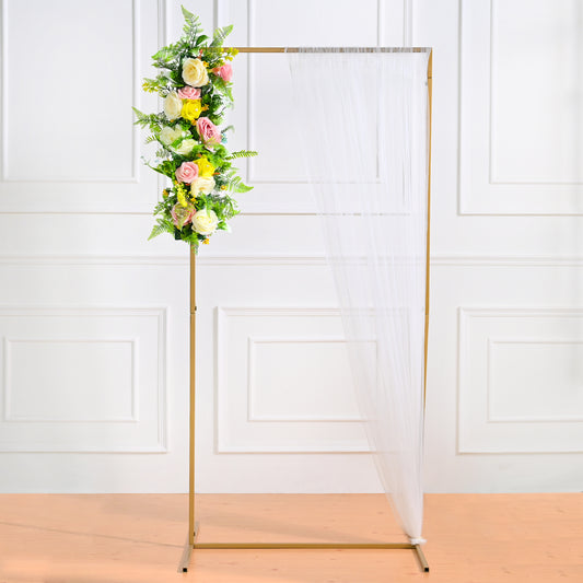 Square Backdrop Stand for Christmas, Wedding, Ring ceremony, Birthday, Baby Shower,  Diwali, Ganpati , Janmashtami, Laxmi Pooja