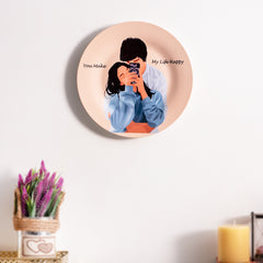 Forever & AlwaysCeramic wall plates decor hanging / tabletop