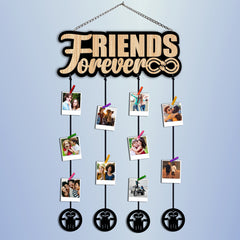 Friends forever photo frame | multiple photo pockets | collage frame | gifts for besties