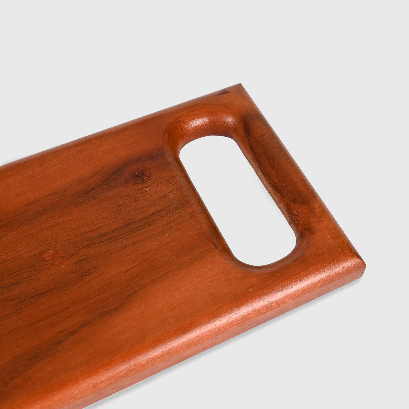 Wooden long platter, plate, and server with handle | multipurpose wooden platter