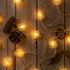 DecorTwist Fancy LED String Light for Home and Office Decor| Indoor & Outdoor Decorative Lights|Christmas |Diwali |Wedding | Christmas | Diwali | Wedding | (4 MTR) (Crystal Pine)