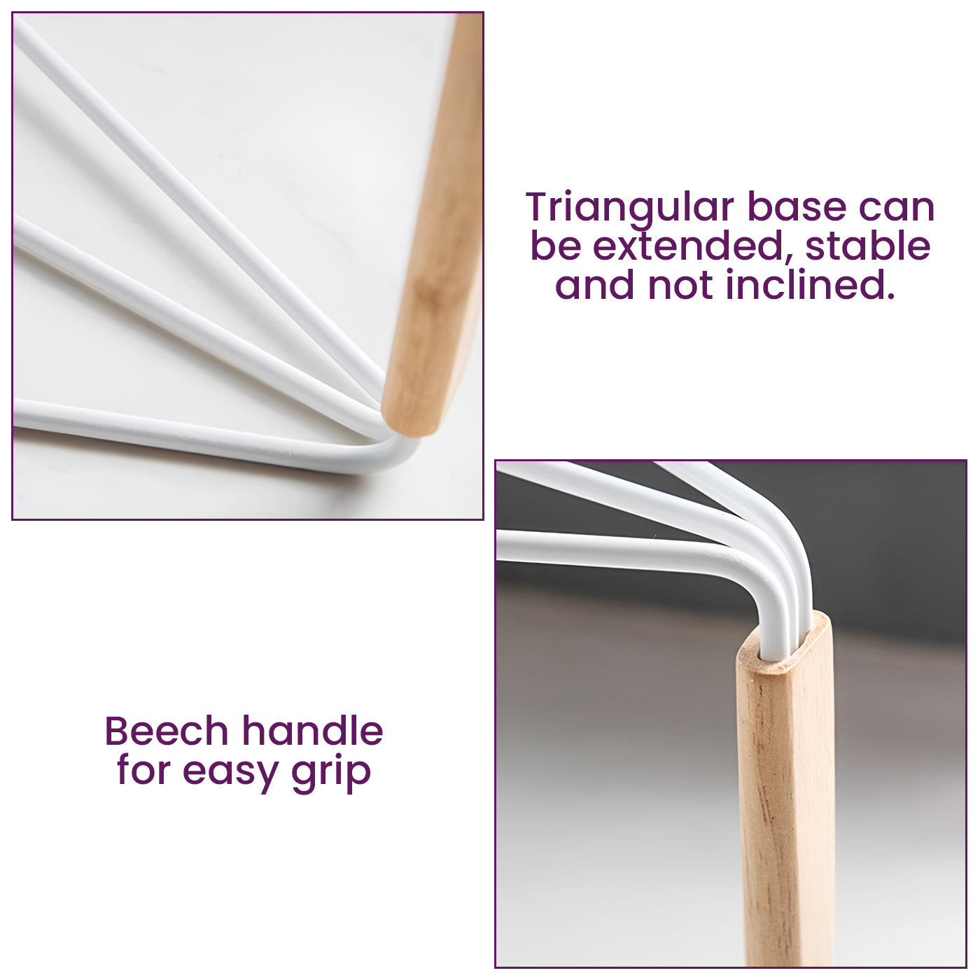 Dishcloth Drying Rack | 3 Arms Folding Dishcloth Holder for Home Kitchen (Size 28 x 4 x 26 cm) White