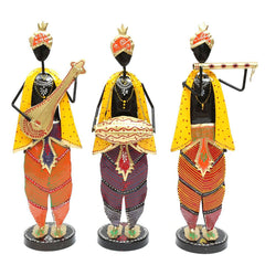 Krishna Musician Figurine Set Of 3