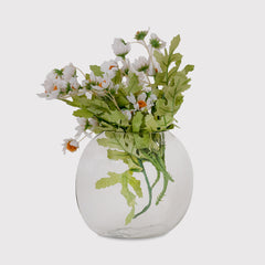 GLOBE Vase -Round Decorative Transparent Vase For Home Office Decor