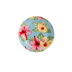 Floral print Ceramic wall plates decor hanging / tabletop