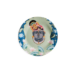 Srinathji Ceramic wall plates decor hanging / tabletop