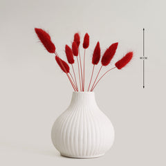 Bunny Tails Red Pack of 15