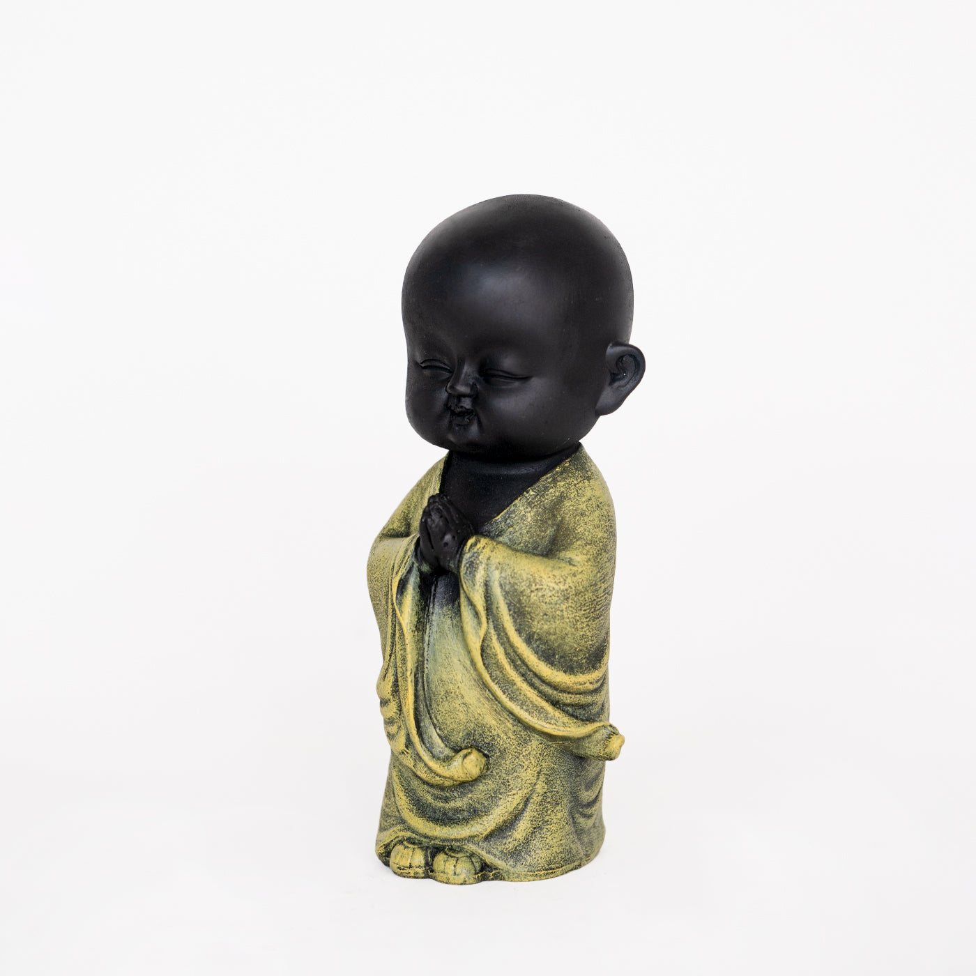 Namaste Monk Beautiful Miniature Decorative Cute Showpiece for Home, Office, Table Decor