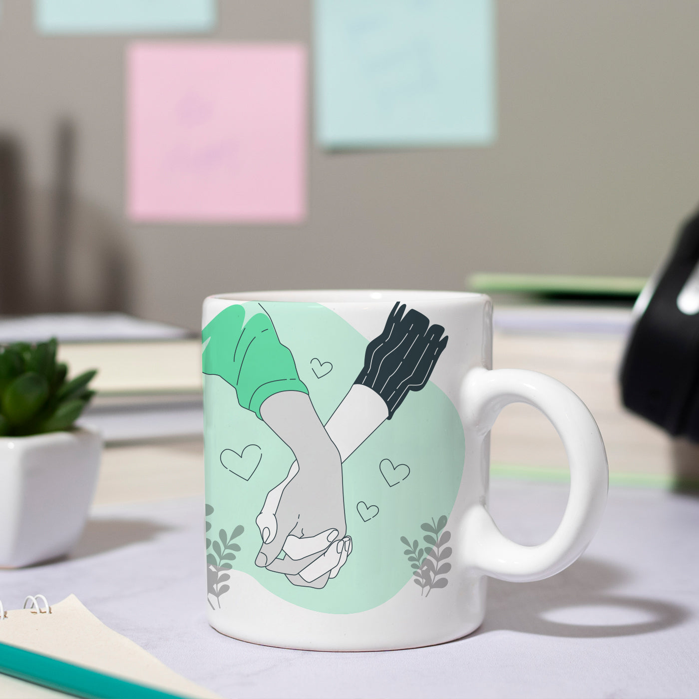 Set of 2 Printed Cushion And Mug Special Unique Birthday, Wedding, Anniversary Gifts