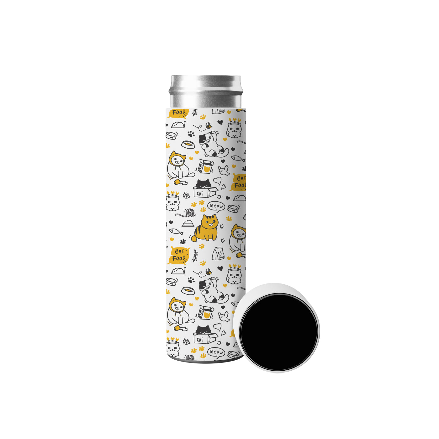Water Bottle with LED Temperature Display for Men & Women & Kids