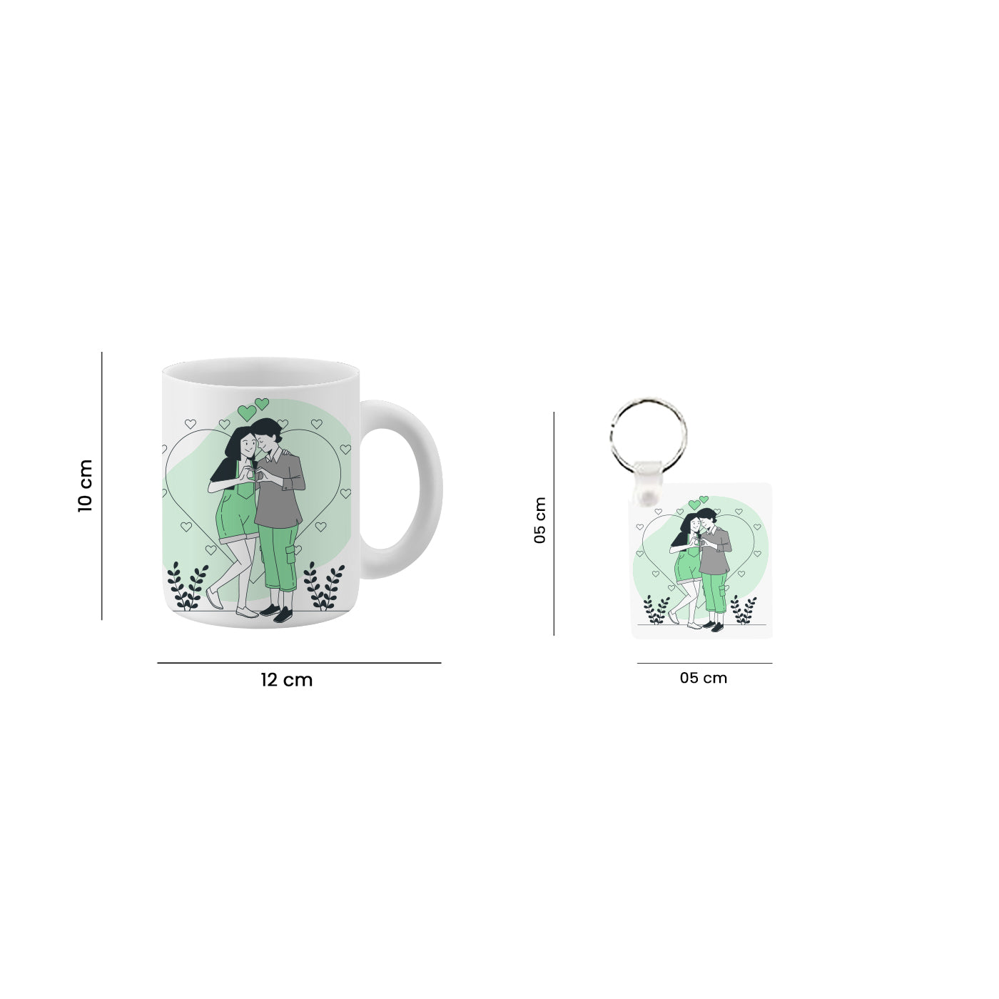 Couple Coffee Mug & Keychain Special Unique Birthday, Wedding, Anniversary Gifts