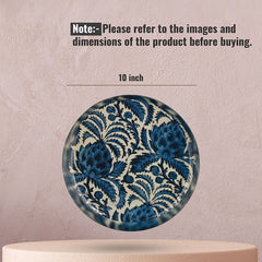 Blue Pottery Wall Art-Set of 4  (10,8 inches )