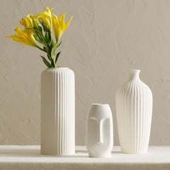 Bloom Vase White Set of 3