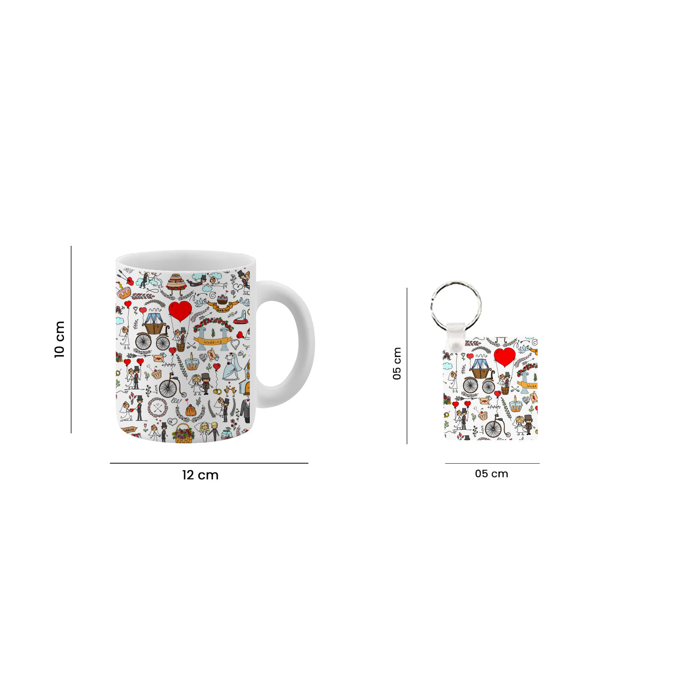 Coffee Mug & Keychain Special Unique Birthday, Wedding, Anniversary Gifts