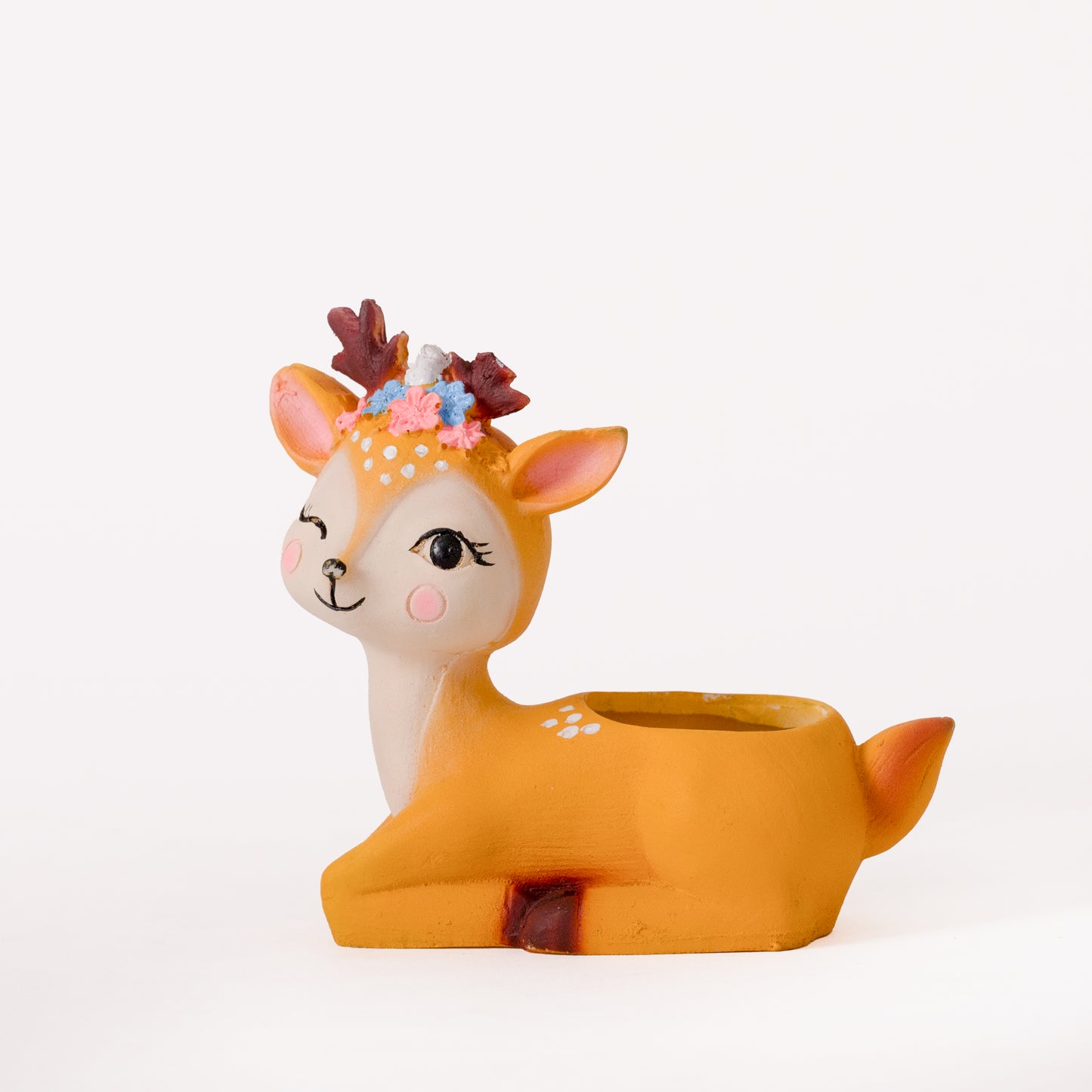 Deer Succulent Planter with Plants For Home Garden Office Desktop