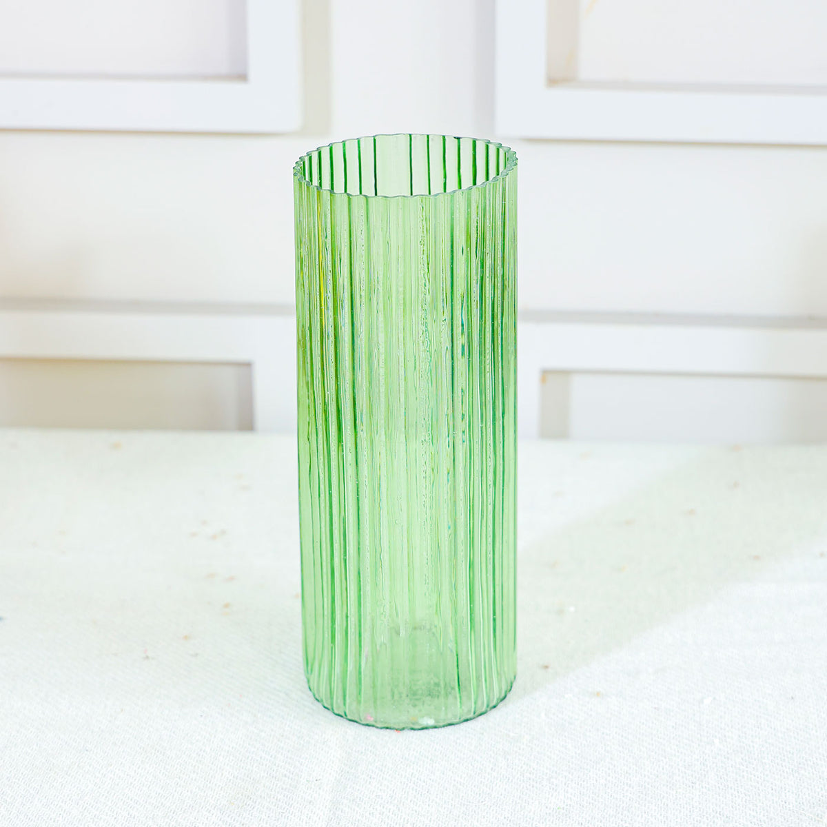 Green glow vase