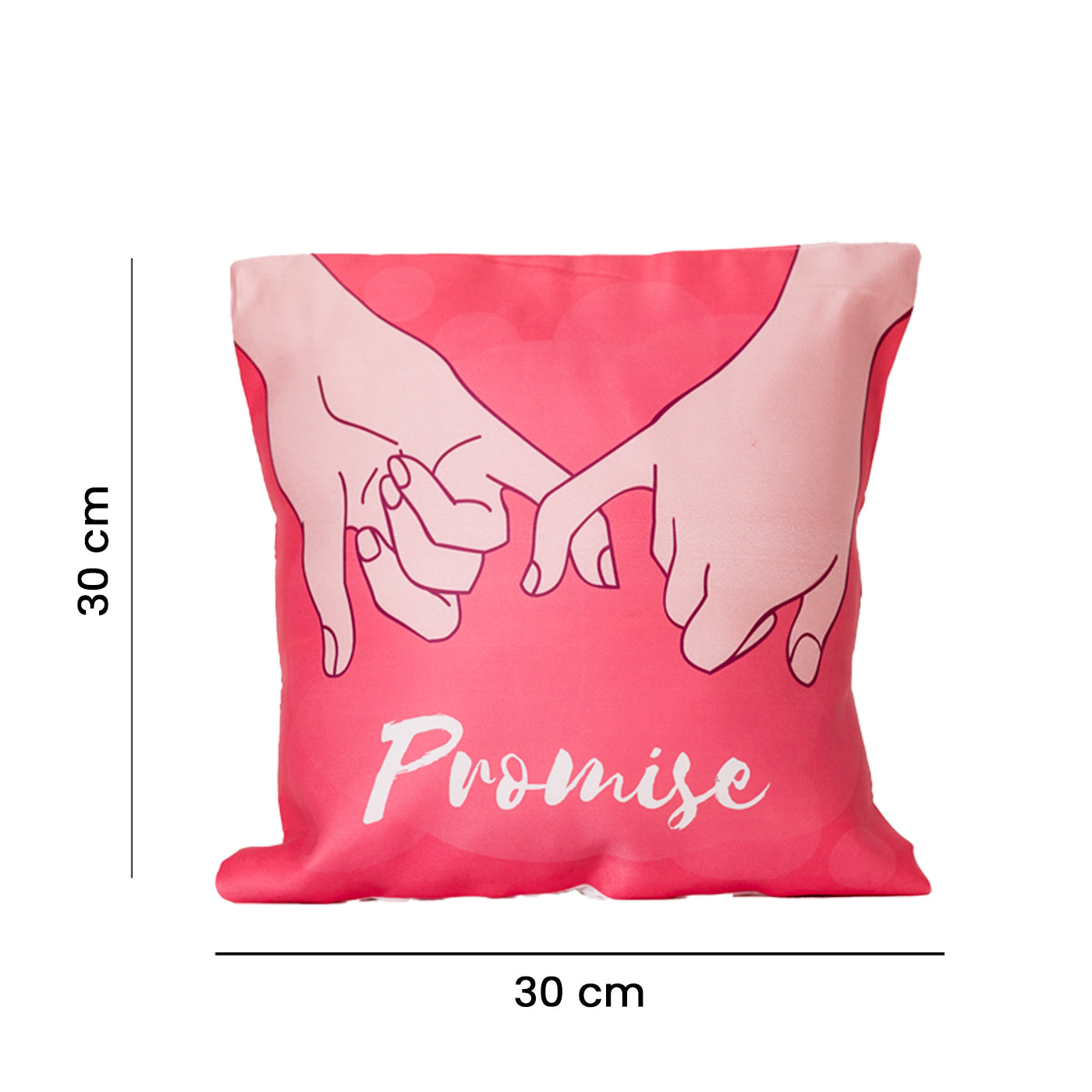 Printed Cushion Promise Day Special Unique Birthday, Wedding, Anniversary Gift