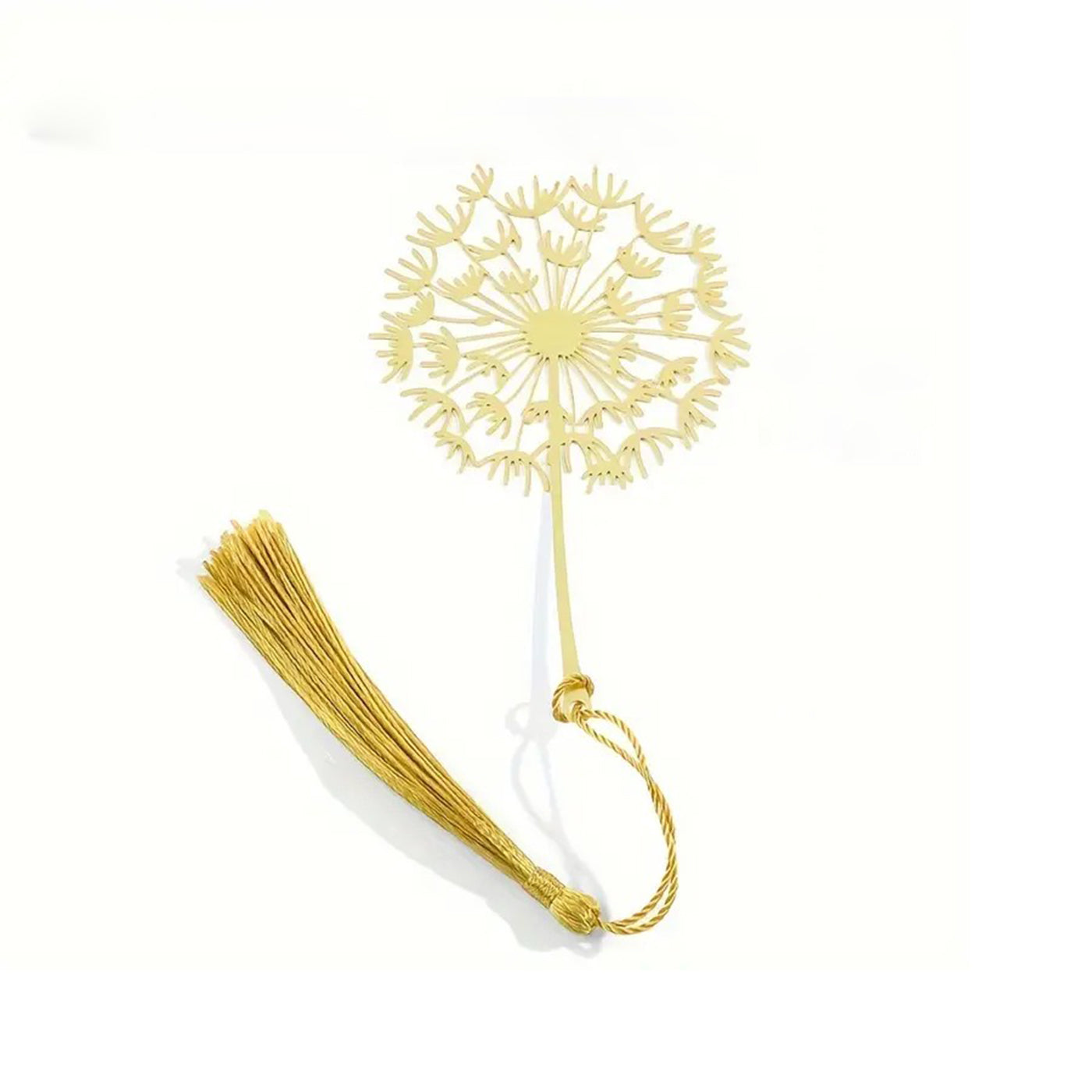 Brass Bookmarks Handcrafted Flower Design Gold Bookmark with Tassel Gift for Teachers, Readers , Book Lovers, Student