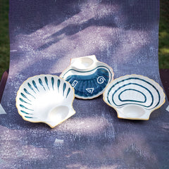 Seashell serving platter-Set of 3