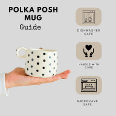 Polka Posh Mug - Set of 2
