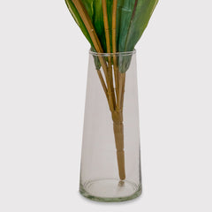 Luna Decorative Transparent Glass Vase For Home Decor Living Room