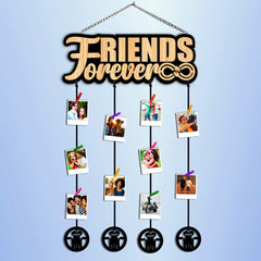 Friends forever photo frame | multiple photo pockets | collage frame | gifts for besties