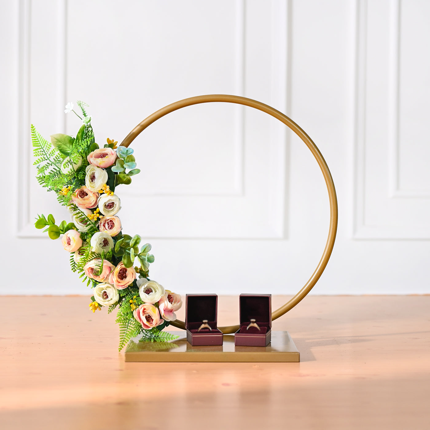 Circular Backdrop Stand for Christmas, Wedding, Ring ceremony, Birthday, Baby Shower, Diwali, Ganpati , Janmashtami, Laxmi Pooja