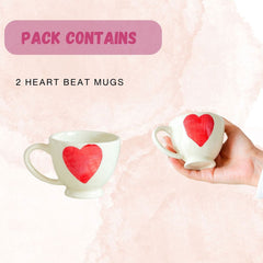 Heartbeat Mug - Set of 2