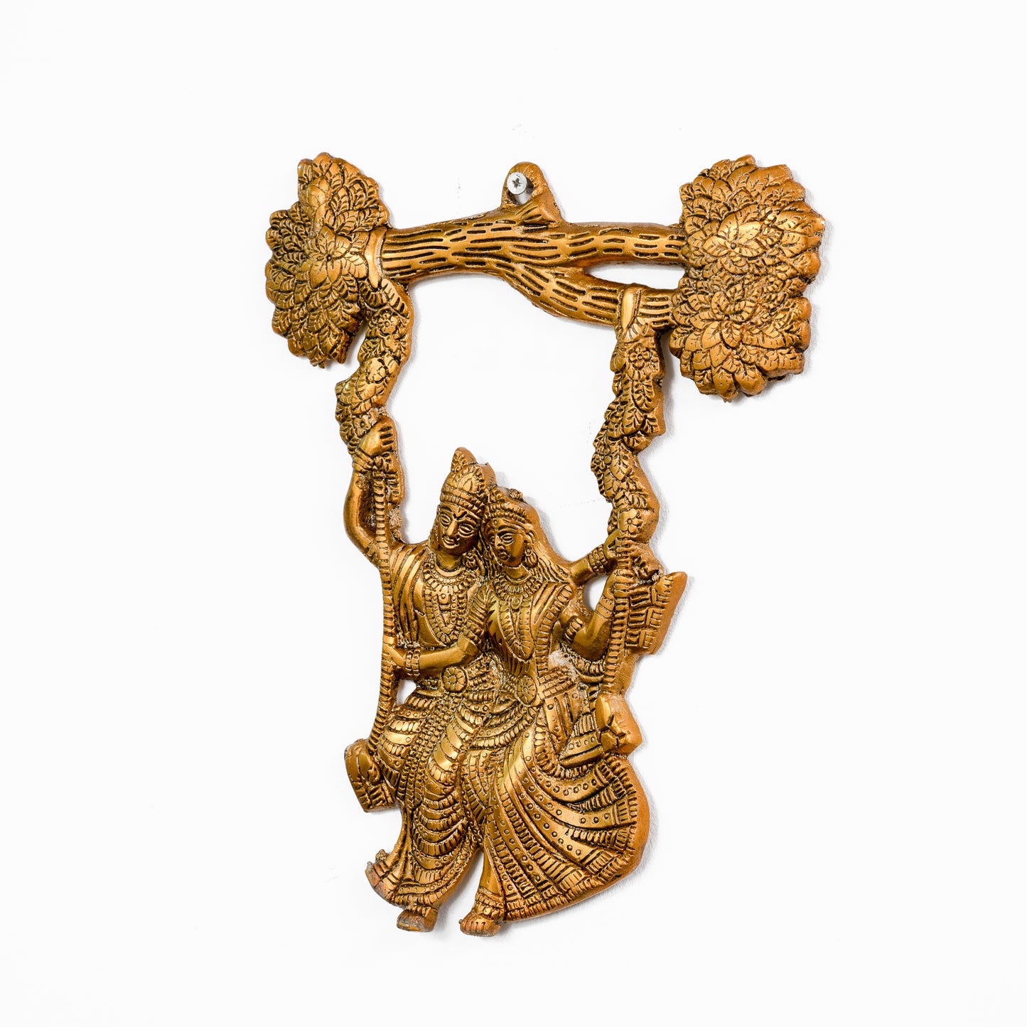 Metal Wall Hanging Radha Krishna Jhula Swings