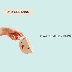 Watermelon Cups-Set of 2