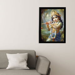 Vastu Shubharambh- Murli Krishna Wall  Frame for Love, Harmony , Prosperity and Vastu Remedy