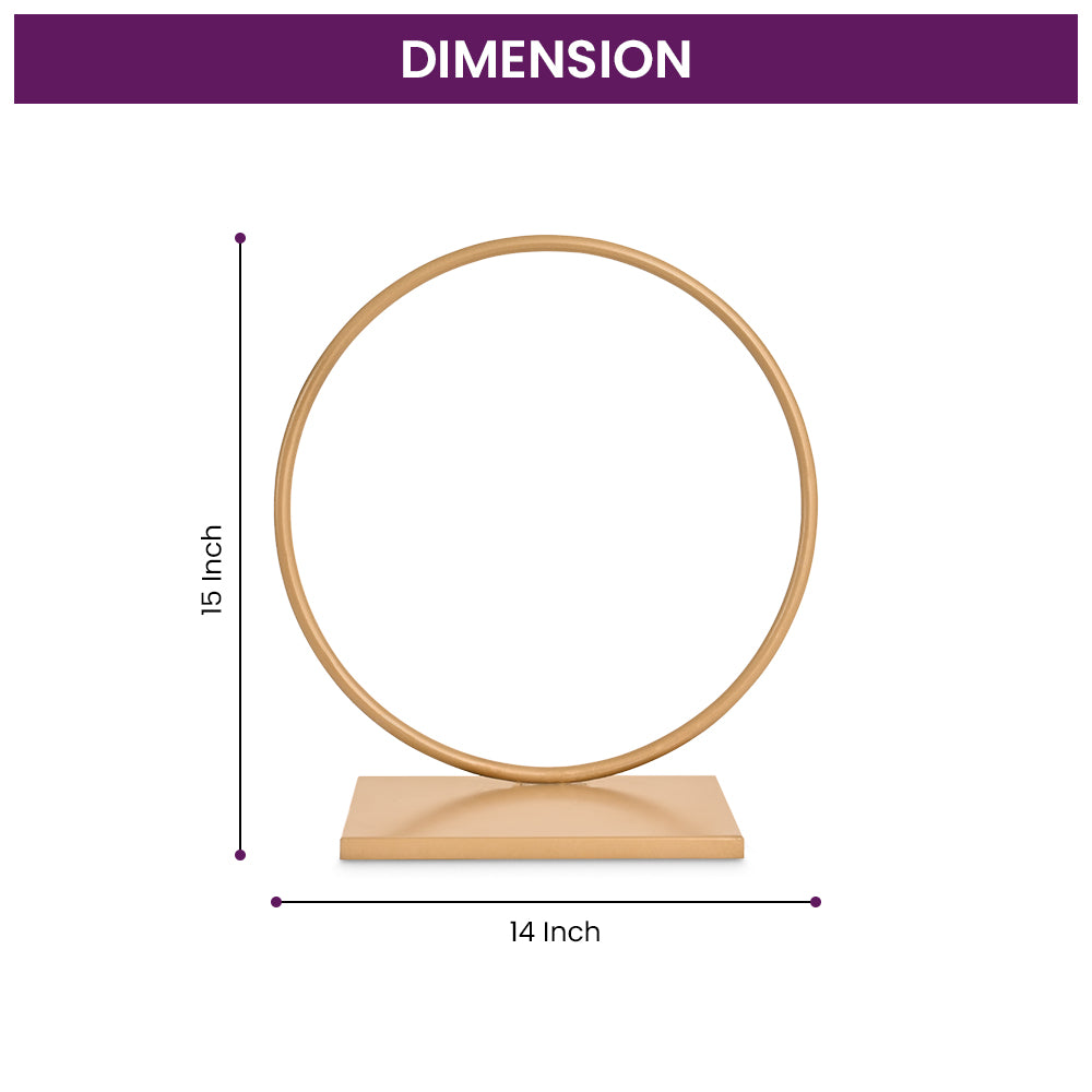 Circular Backdrop Stand for Christmas, Wedding, Ring ceremony, Birthday, Baby Shower, Diwali, Ganpati , Janmashtami, Laxmi Pooja