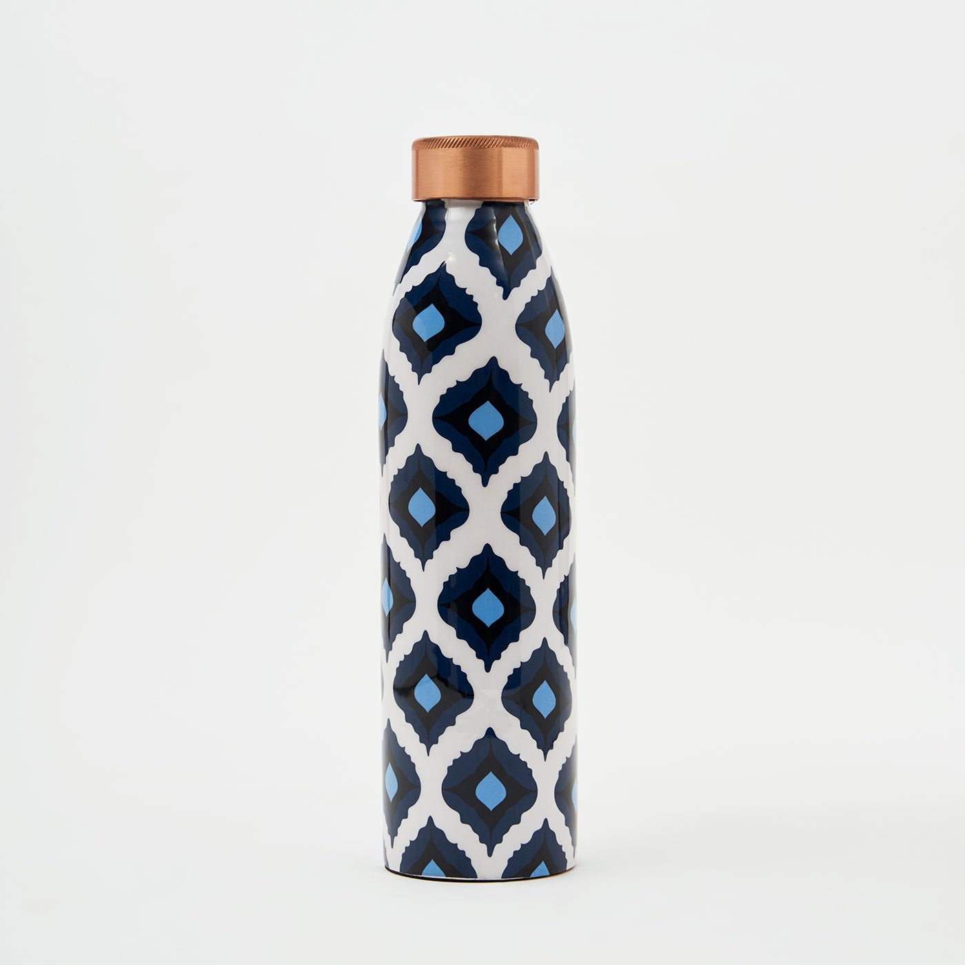 Copper Water Bottle 950 ML Pure Copper Leak Proof Durable Rust Proof Non-Toxic and BPA Free Bottles for Yoga Gym Trekking Office Travel Home Water Bottle