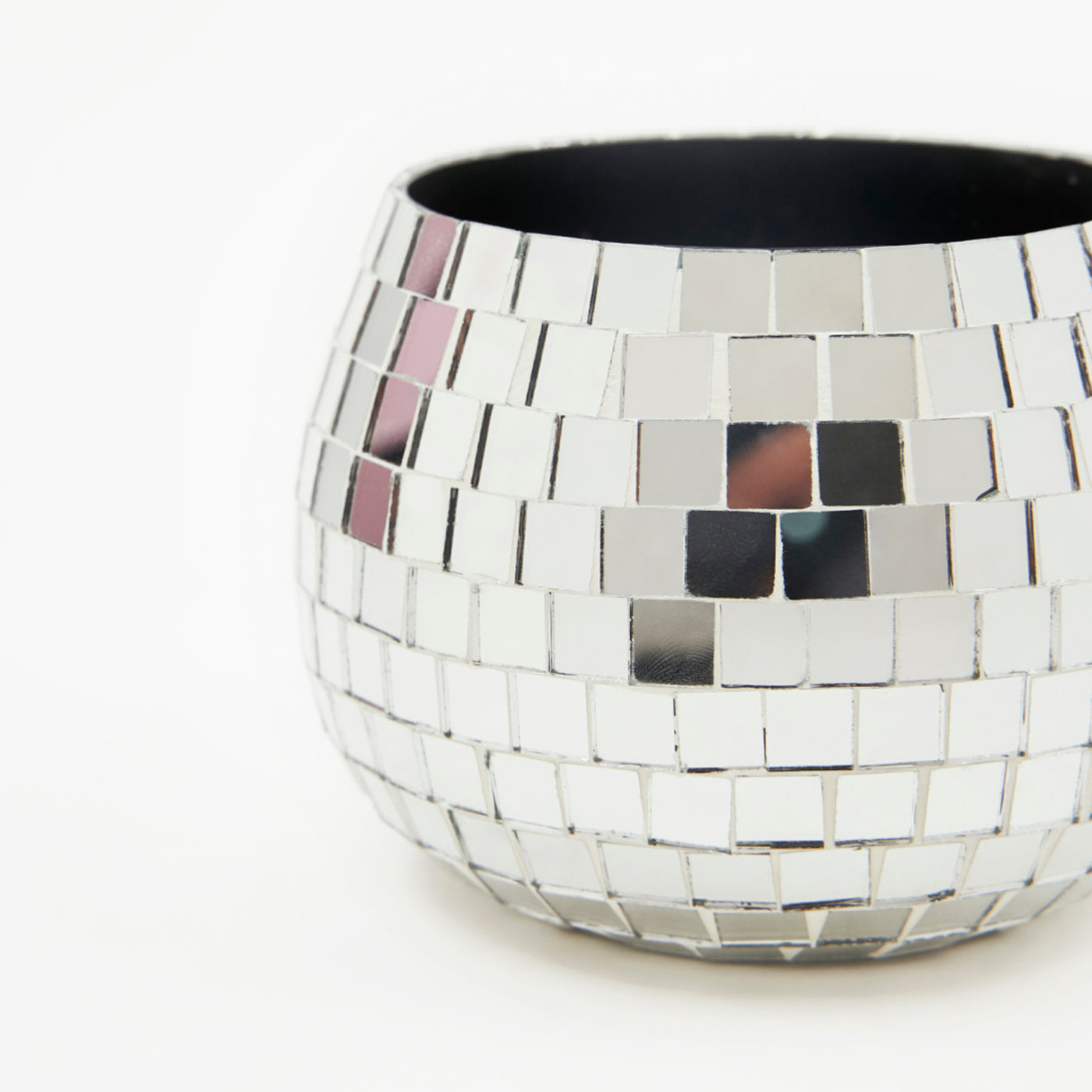 DISCO Round Metal Planters Flower Pots for Home Office Living Room Table Planters for Indoor Plants Home Garden Decoration-Silver