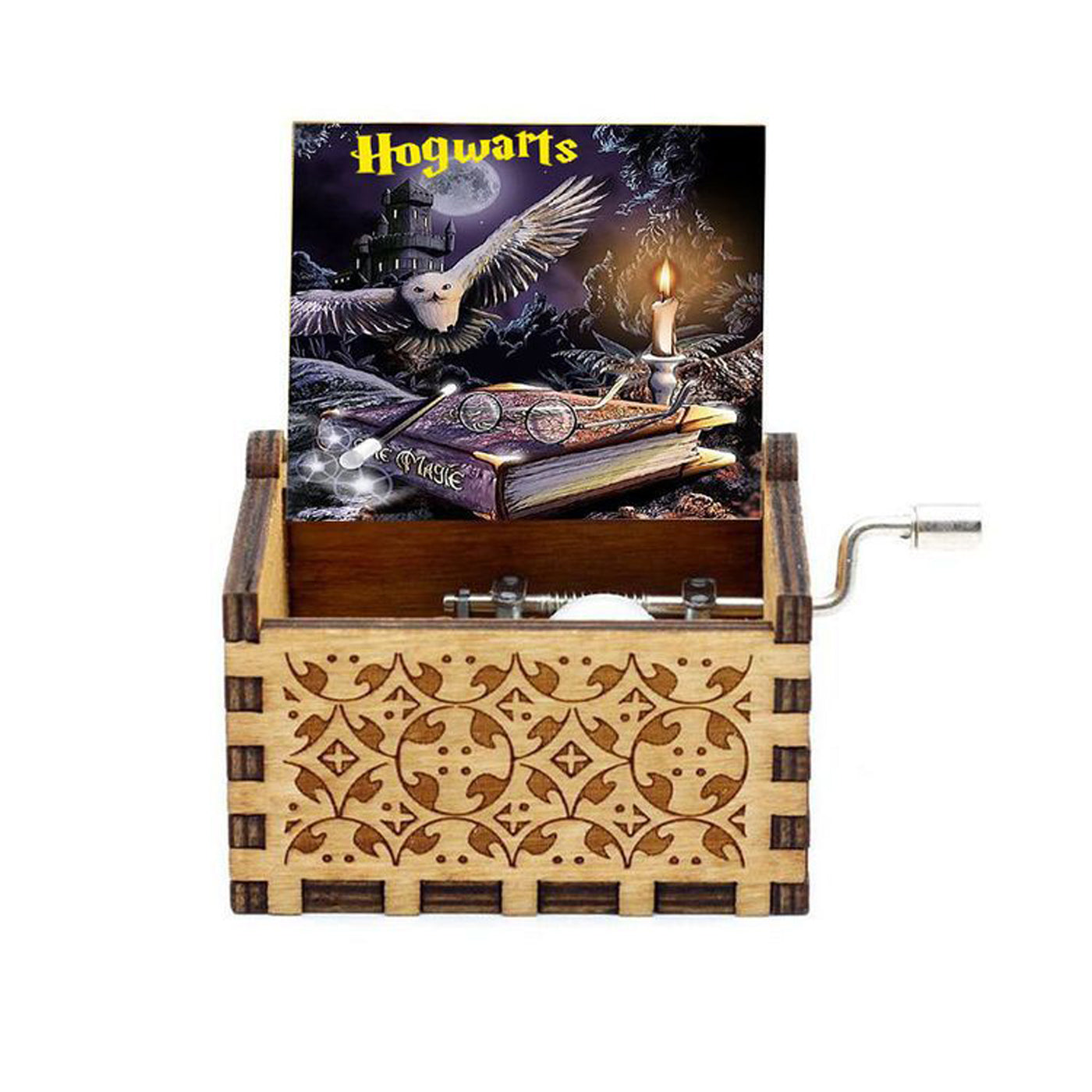 Harry Potter Hogwarts Music Box Brown DecorTwist