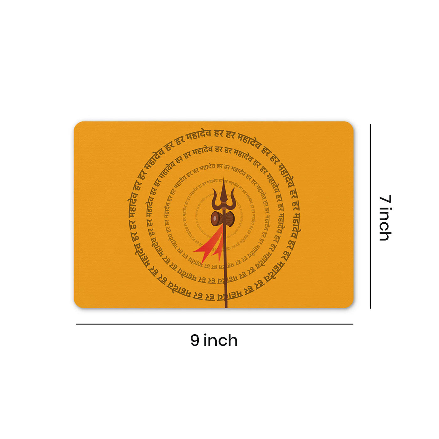 Mantra Printed Mouse Pad Non-Slip Spill-Resistant Mousepad with Special-Textured Surface for Laptop PC