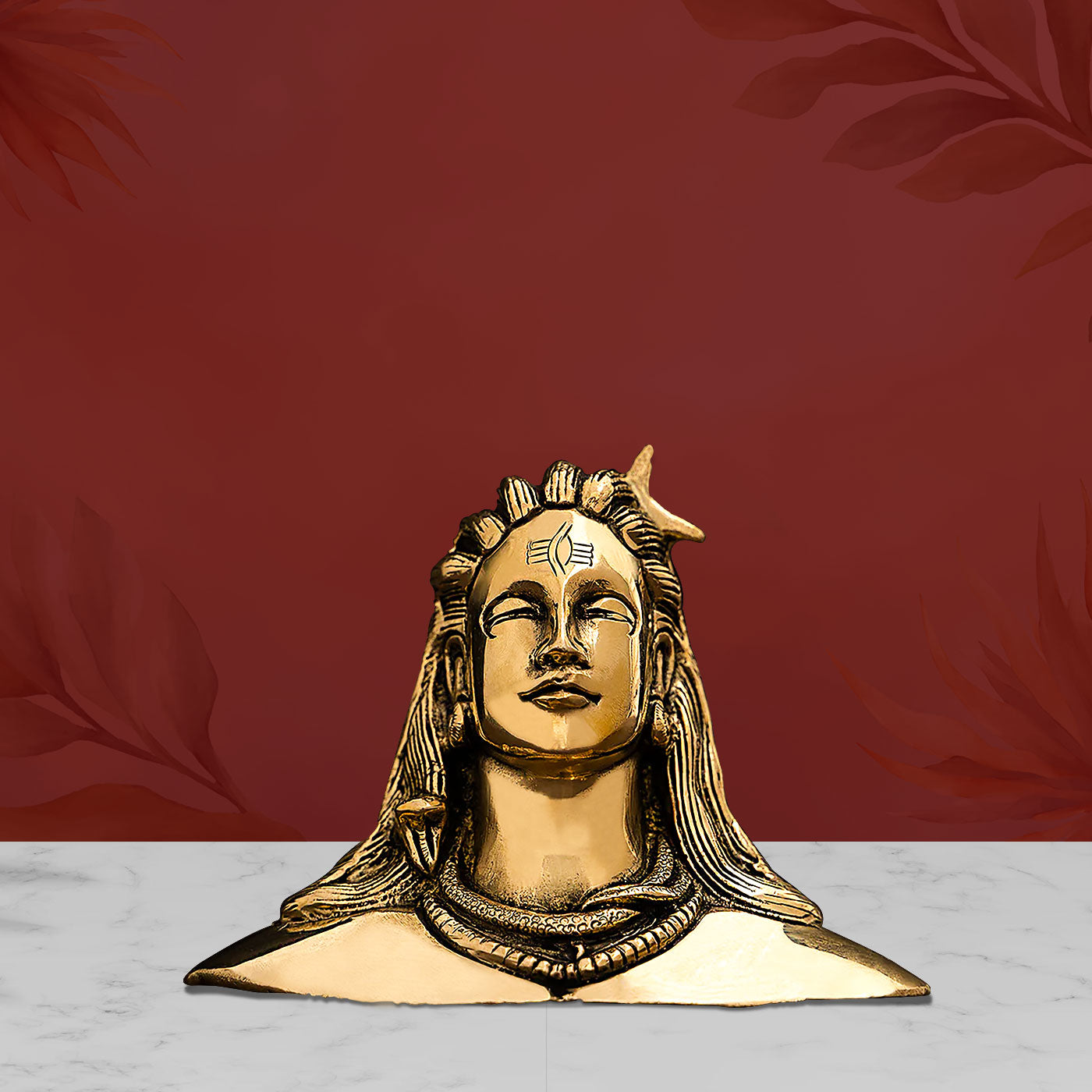 Brass Handmade Adiyogi Mahadeva Shiva Idol/Statue