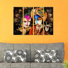 Radha-Krishna wall painting | for home and office area