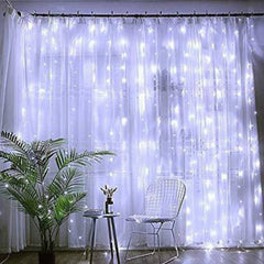 DecorTwist LED Fountain Rice Light for Wall Decor| Home Decoration| Diwali Item| Christmas Item| Indoor & Outdoor Decoration Item| | Festival Item | 3.05 MTR |280 LED Bulb (White)