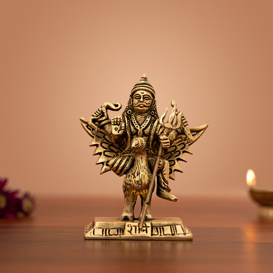 Brass Handcrafted Shani Dev Idol/Statue