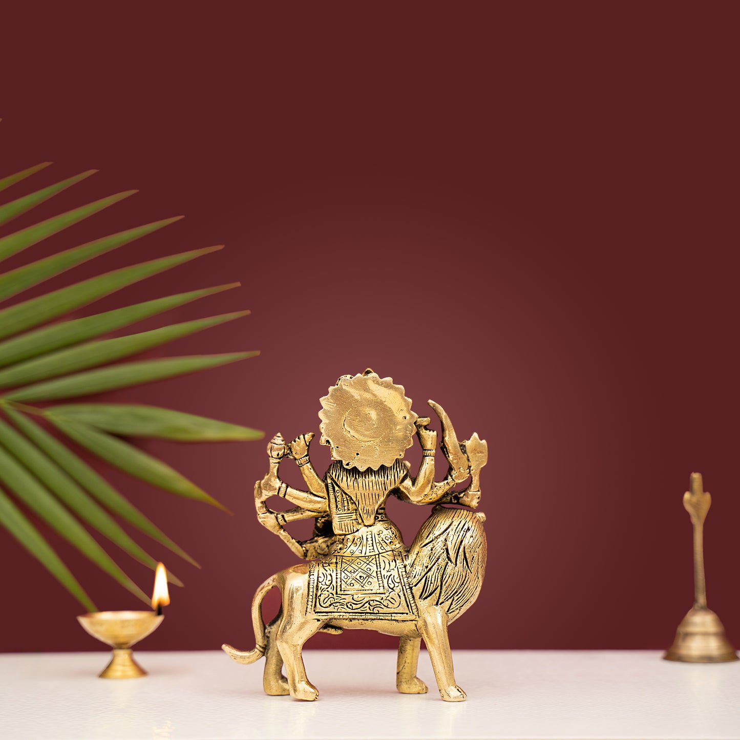 Brass Goddess Durga Superfine Idol/Statue