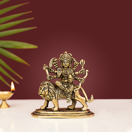 Brass Goddess Durga Superfine Idol/Statue